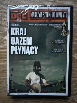 Kraj gazem płynący DVD w folii