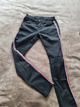 Spodnie jeans czarny 36 /S