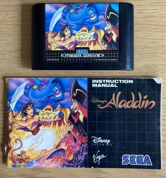 Aladdin z instrukcją - Sega Mega Drive 