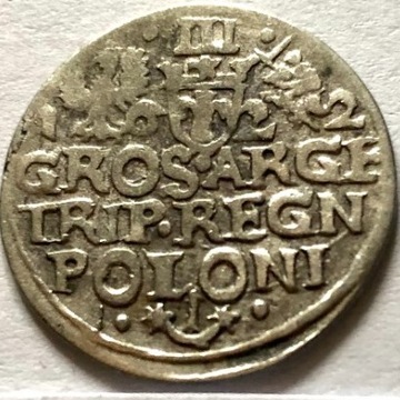 Trojak 1622 Srebro Zygmunt III Waza #9
