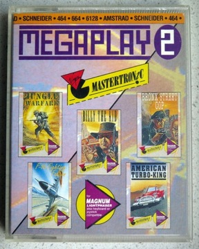 AMSTRAD CPC MEGAPLAY 2 zestaw 3 kaset - 5 gier