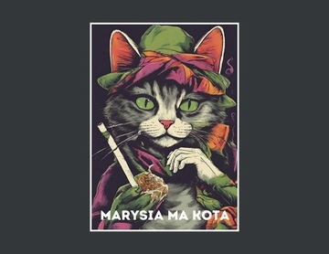 Plakat premium - Marysia ma kota