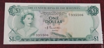 Bahamy 1dollar 1974 UNC