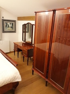Sypialnia drewniana Ludwik XVI łóżko szafa