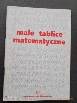 Witold Mizerski Małe tablice matematyczne 