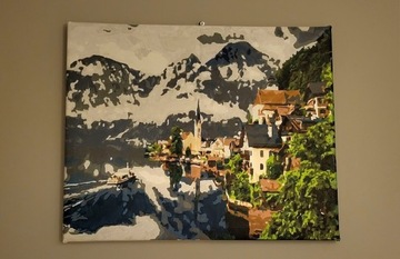 Inspirowane- widok na Hallstatt 