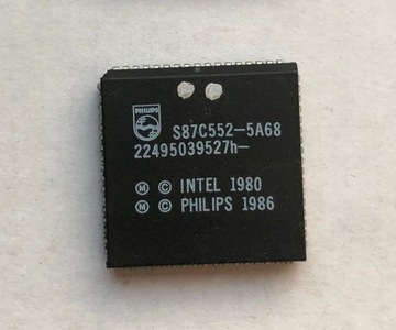 S87C552-5A68 MCU PLCC68 PHILIPS