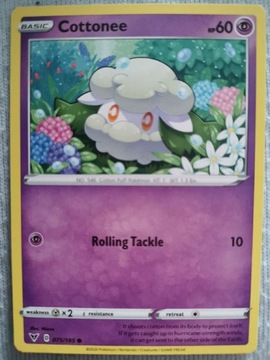 Cottonee 075/185 Vivid Voltage/ Karty Pokemon