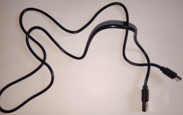 Przewód USB 2.0 - USB-C. 1 metr czarny