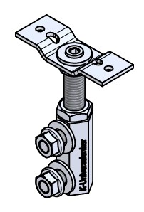 Regulator wysokości (M12x70-F), 10 sztuk