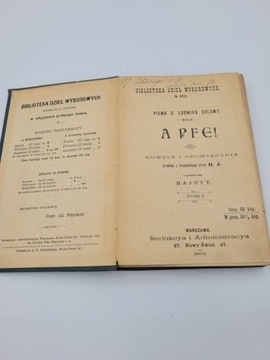 A PFE pisma o. LUDWIKA COlLOMY 1901