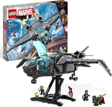 LEGO 76248 Marvel Quinjet Avengersów, Statek Kosmiczny - brak figurek