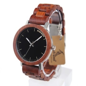 BOBOBIRD wooden wristwatch, natural gift, Relogio 