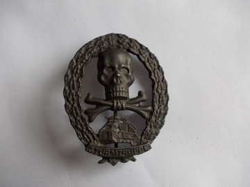 Odznaka Niemiecka z czaszką i czołgiem