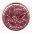 KANADA .... 1 cent ... 1999 ,,,,KM# 289