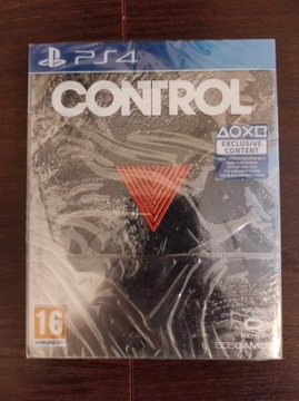 CONTROL Steelbook, Nowa, folia PL PS4 