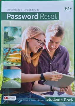 Password reset B1+ student's book