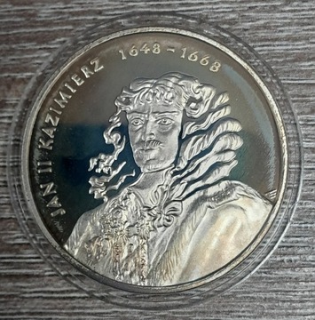 10 złotych Jan II Kazimierz popiersie 2000