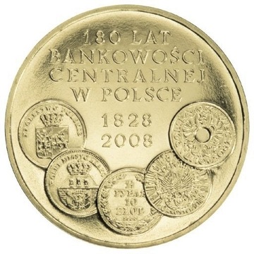 2 zł 2009 180 lat bankowości centralnej w Polsce