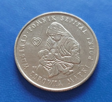 Moneta 100zł 1985 r. Pomnik- szpital Matki Polki 
