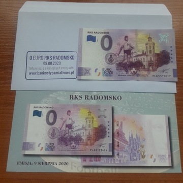 Banknot 0 EURO-RKS RADOMSKO