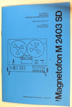 magnetofon M 2403 SD DAMA PIK UNITRA Instrukcja