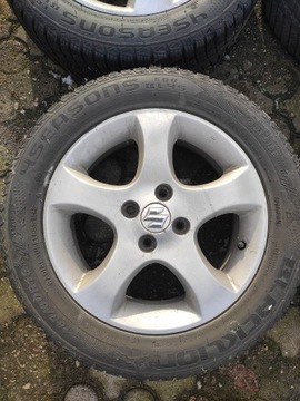 Alufelgi i opony wielosezon 185/60R15 4X100 Swift