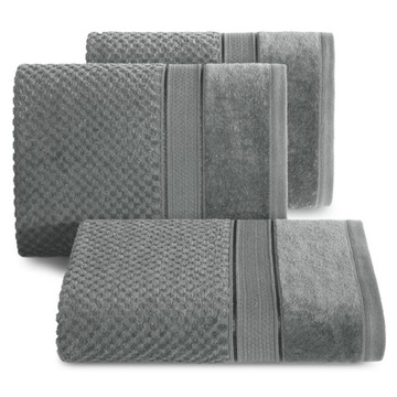 Ręcznik bawełniany 90x150 JESSI stalowy