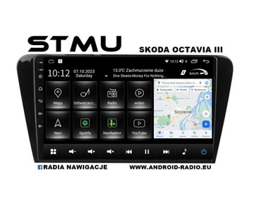Radio android 10.1" SKODA OCTAVIA III 12-18