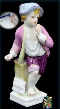 KPM zodiak Lew figurka sygnowana 11 cm