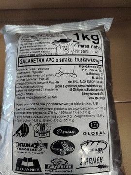 Galaretka truskawkowa op.1kg.