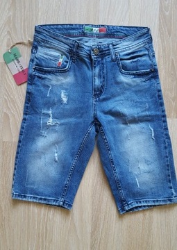 Krótkie spodnie jeans Armani rozm. W 32