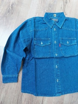 Koszula dziecięca jeansowa 152