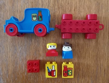 Duplo Lego vintage - furgonetka figurki samochód