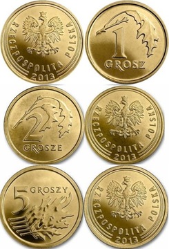 1, 2, 5 gr - mennica The Royal Mint 2013 + folder