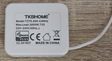 TKB Home TZ79 przełącznik podtynkowy NOWY z-Wave