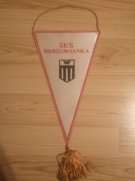 Proporczyk sportowy SKS Warszawianka