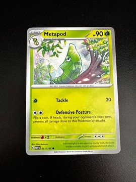 Karta Pokemon Metapod 011/151 MEW 151