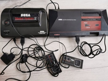 Sega Master System 2x konsola plus gry. 