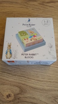 Klocki Drewniane ~ Peter Rabbit ~ Nowe 