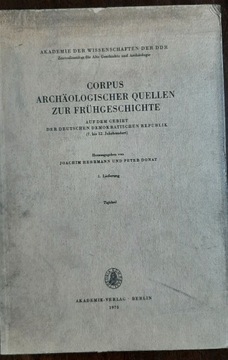 Corpus Archäologischer Quellen Słowianie połabscy