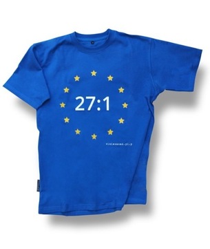 T-SHIRT NA MANIFE, 27:1, NOWY, ROZ. S, RÓŻNE WZORY