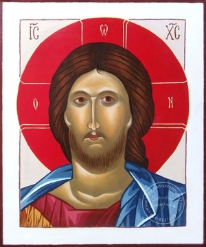 Ikona Chrystus Pantokrator 25x30 cm