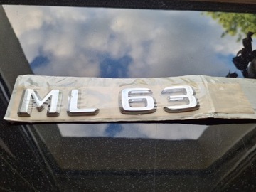 Emblemat ML 63 mercedes w164 znaczek oryginalny