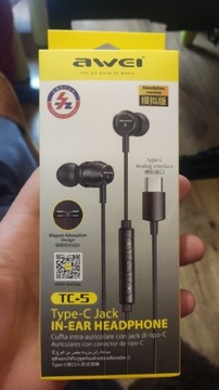 Słuchawki TC-5 Awei USB typ-c