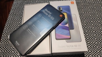 Nowy telefon Redmi Note 10 5G szary 4GB/64GB