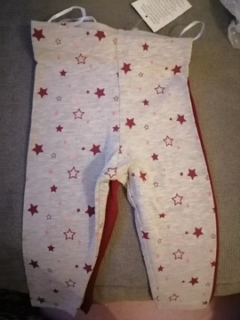 Spodnie niemowlęce legginsy r. 74 dla dziewczynek