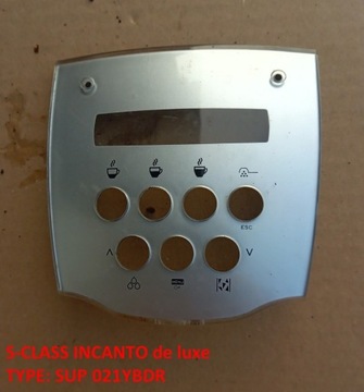 Front panelu Saeco S-CLASS INCANTO de luxe