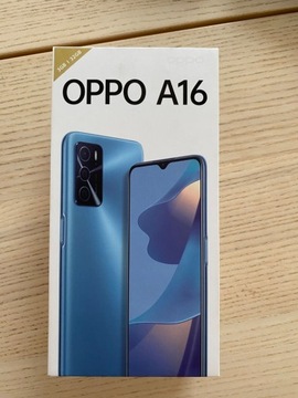 Telefon Oppo A16 Czarny Nowy