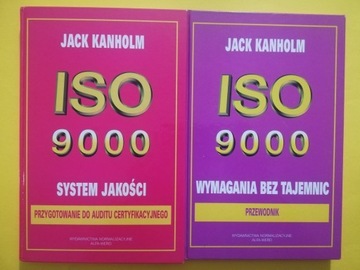 ISO 9000  SYSTEM JAKOŚCI  DO AUDYTU,  2 książki